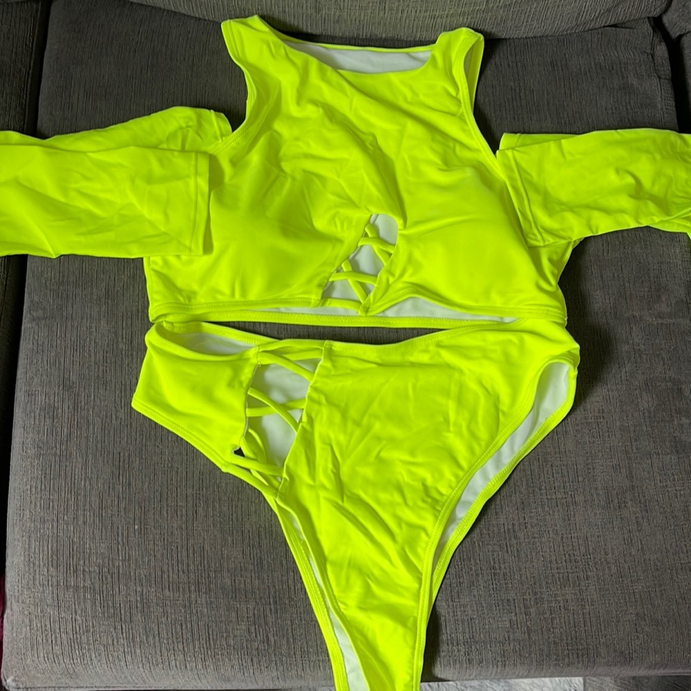 Lime Green Bikini